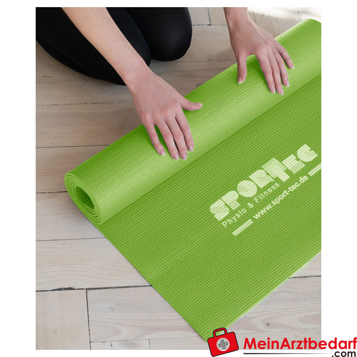 Tappetino da yoga Sport-Tec con cinghia di trasporto, LxLxH 180x60x0,4 cm