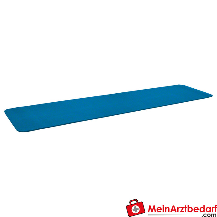 Pilates and yoga mat, LxWxH 180x60x0.6 cm, blue