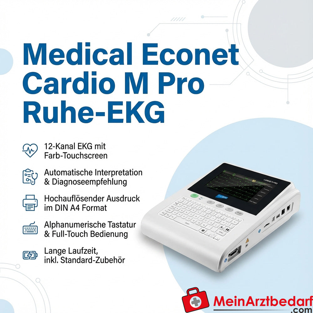 medical Econet Cardio M Pro, 12-lead resting ECG