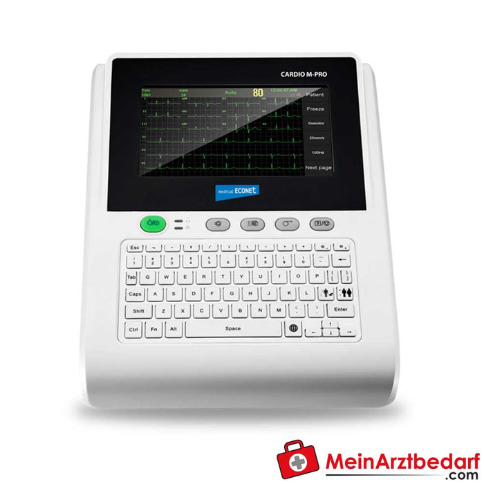 Medical Econet Cardio M Pro 静息心电图仪，8 英寸彩色触摸屏