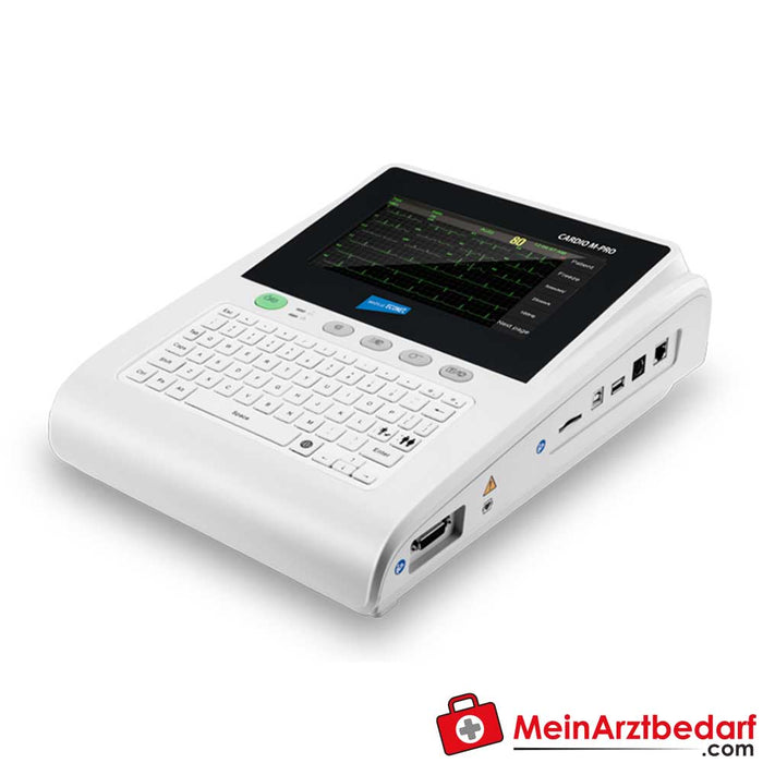 Medical Econet Cardio M Pro ECG en reposo, pantalla táctil a color de 8"