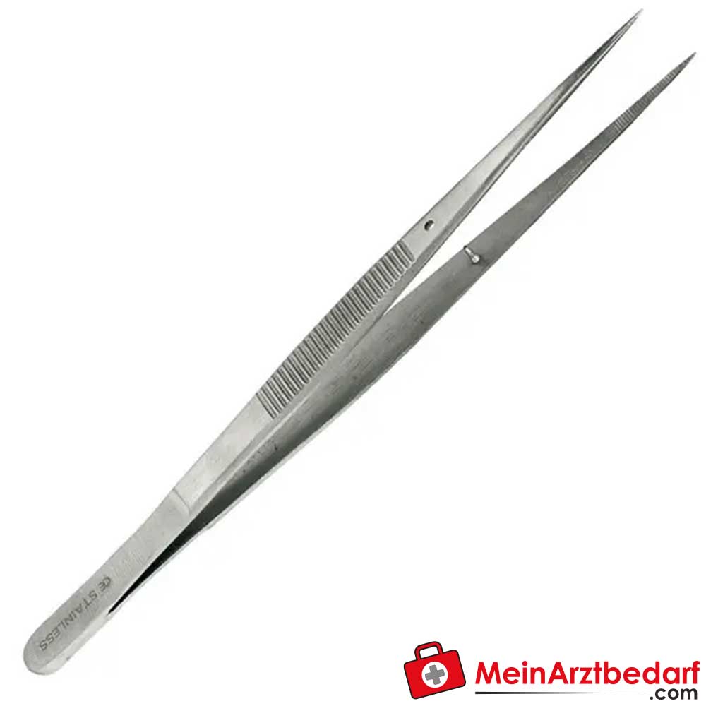 Servoprax Splitterpinzette spitz mit gerieftem Maul.
