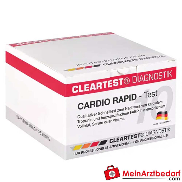 Cleartest® Cardio rapid Test d'infarctus du myocarde