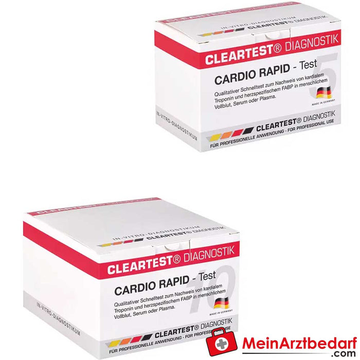 Cleartest® Cardio rapid Test d'infarctus du myocarde