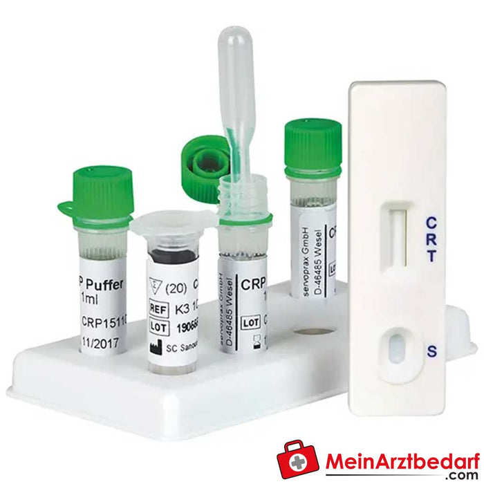Cleartest® CRP (10/30) 炎症参数快速检测试剂盒，10 件装。