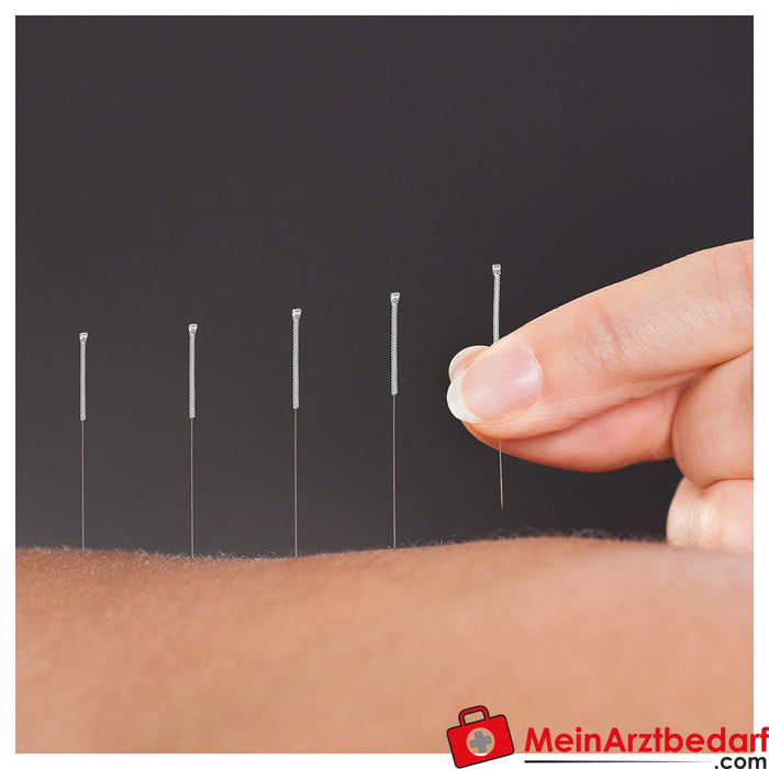 Aiguilles d'acupuncture avec manche métallique