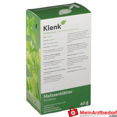 Klenk Melissenblätter Tee.