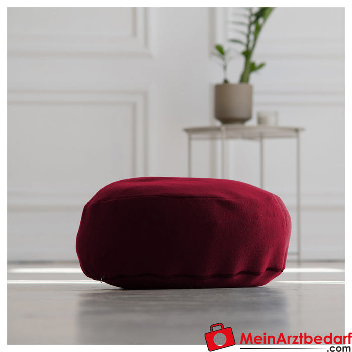 Meditation cushion with spelt husk, Ø 40cm, incl. cover