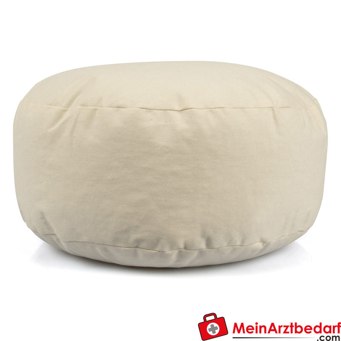 Coussin de méditation avec vannure d'épeautre, ø 40 cm