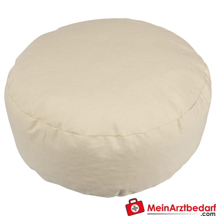 Coussin de méditation avec vannure d'épeautre, ø 40 cm