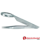 Servoprax Pinzette mit Lupe.