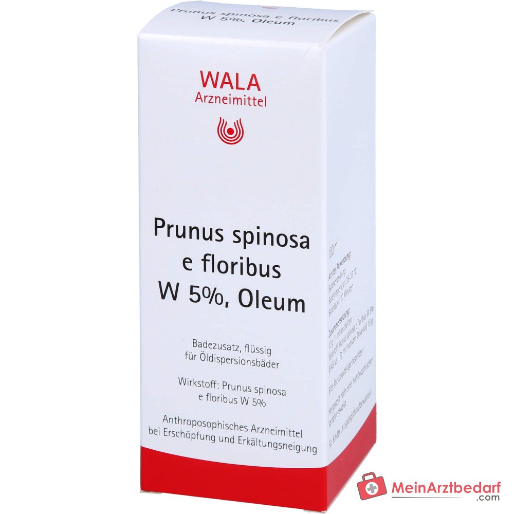 WALA Prunus spinosa e floribus Schlehdornblüten Badezusatz Öl, 100 ml