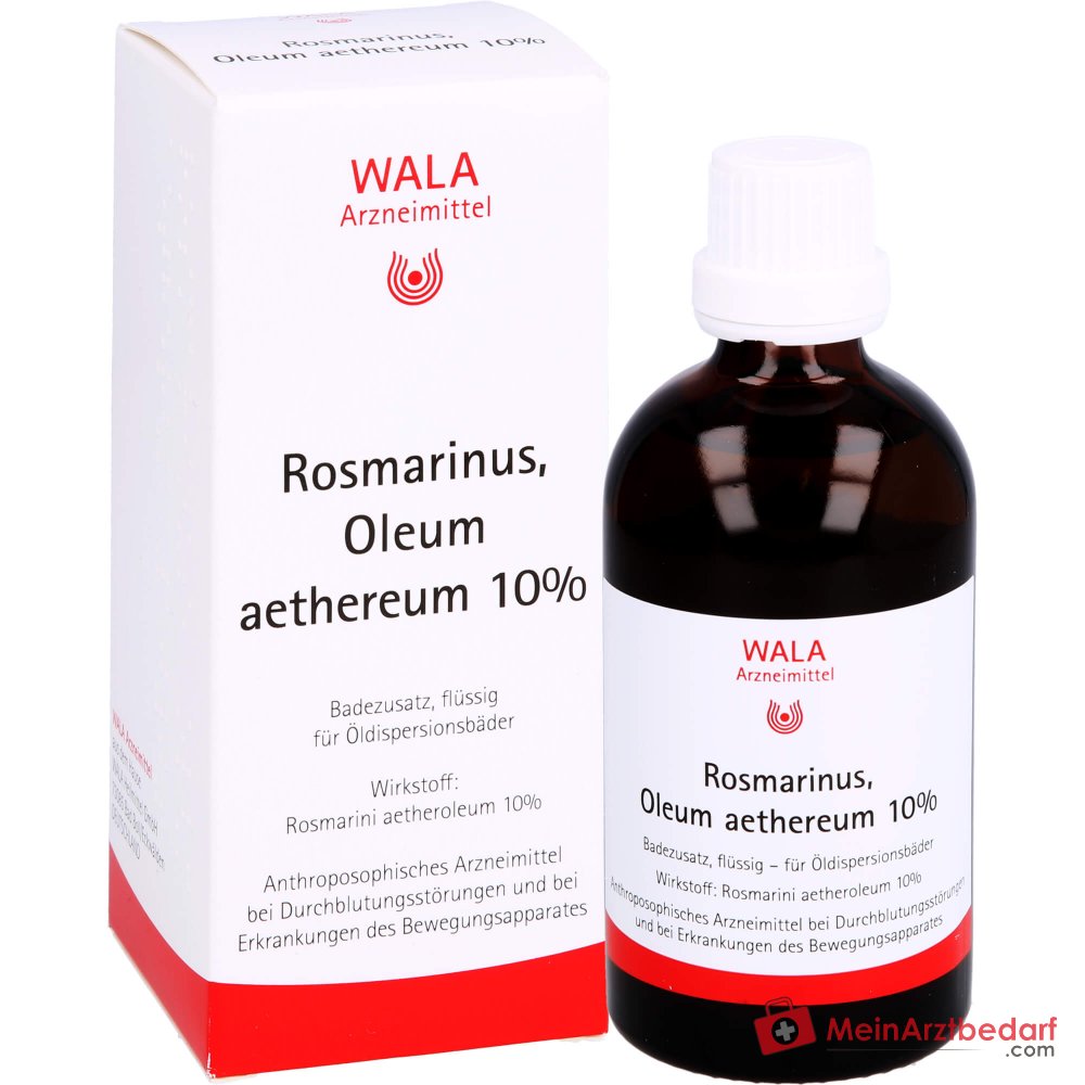 WALA Rosmarinus Oleum aethereum 10% Rosmarinöl Badezusatz, 100 ml