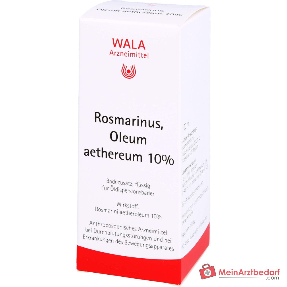 WALA Rosmarinus Oleum aethereum 10% Rosmarinöl Badezusatz, 100 ml