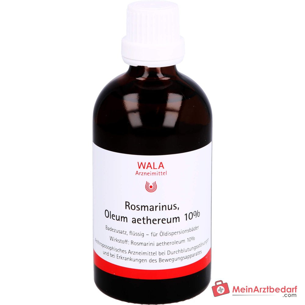 WALA Rosmarinus Oleum aethereum 10% Rosmarinöl Badezusatz, 100 ml