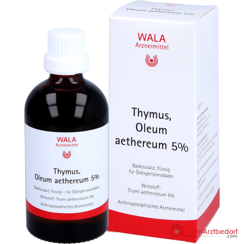 Aggiunta al bagno con olio essenziale di timo 5% WALA Thymus Oleum, 100 ml