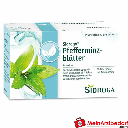 Sidroga® Pfefferminzblättertee.