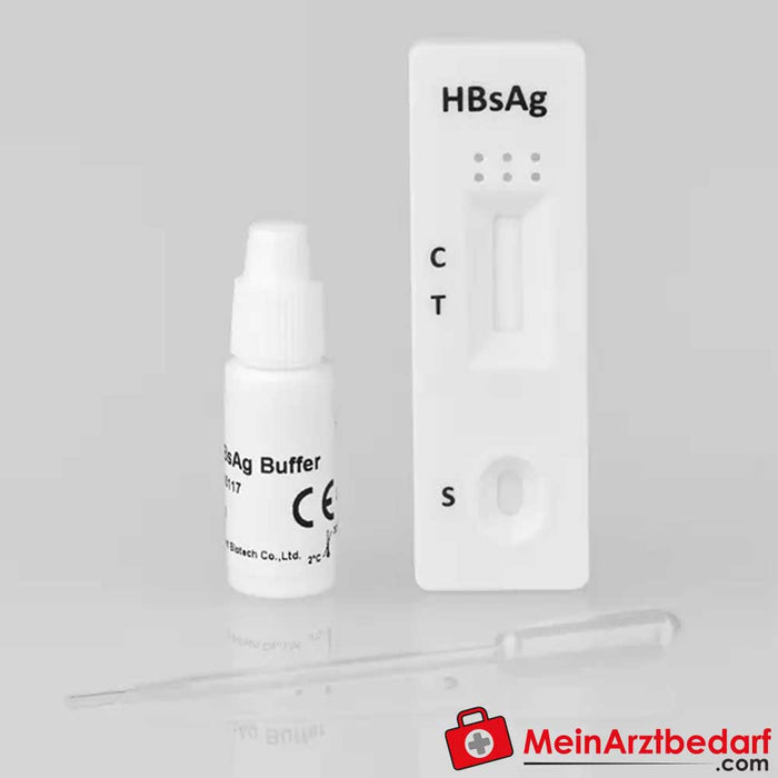 Cleartest® HBsAg 乙型肝炎快速检测试剂盒，10 件装。