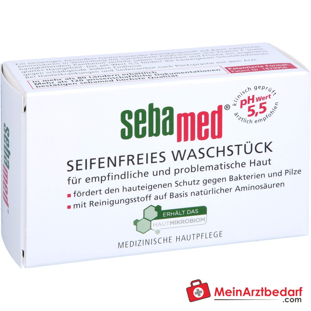 sebamed Seifenfreies Waschstück, 150 g.
