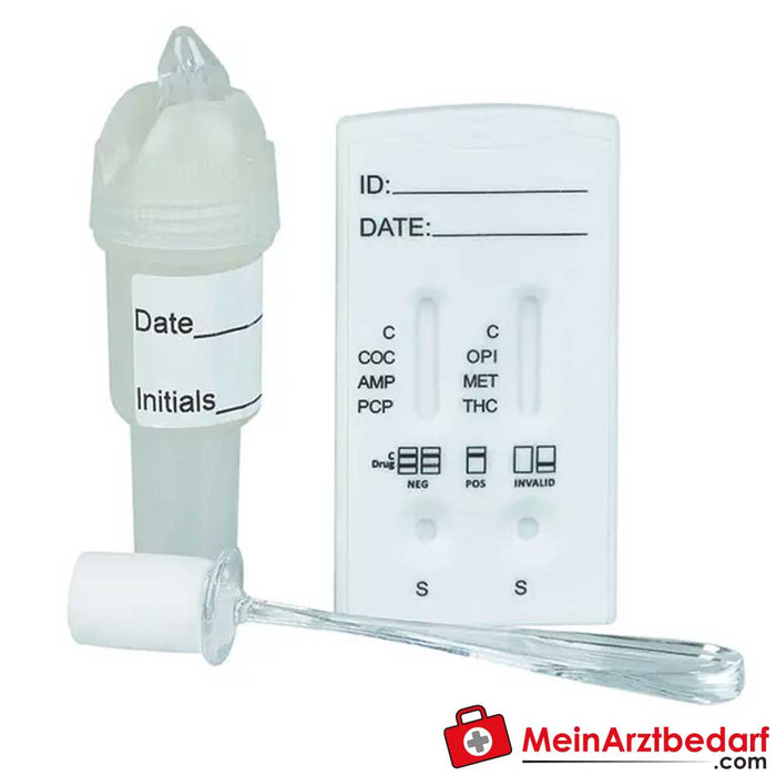 Cleartest® 6-fold drug test salivare