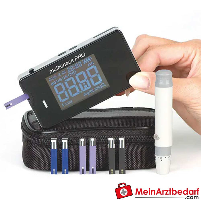 Lifetouch Multicheck PRO Triple Meter (Blood Glucose, Cholesterol & Uric Acid)