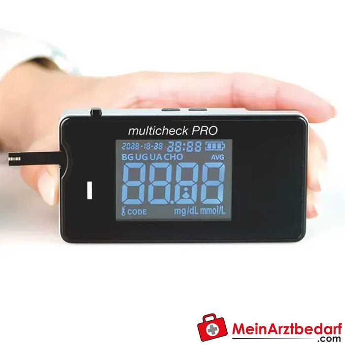 Dispositivo de medición triple Lifetouch Multicheck PRO (azúcar en sangre, colesterol y ácido úrico)