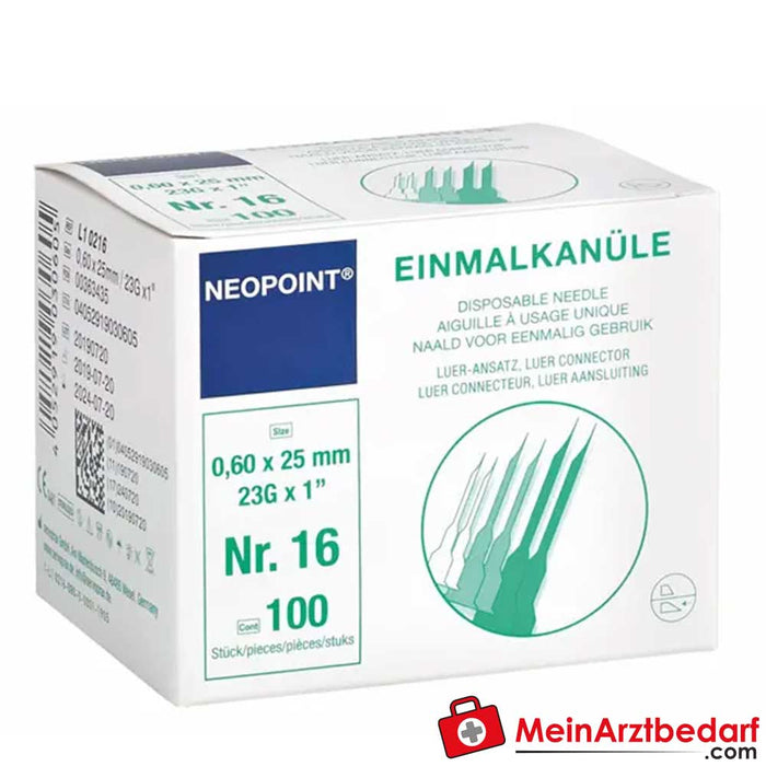 Neopoint disposable cannulas, 100 pcs.