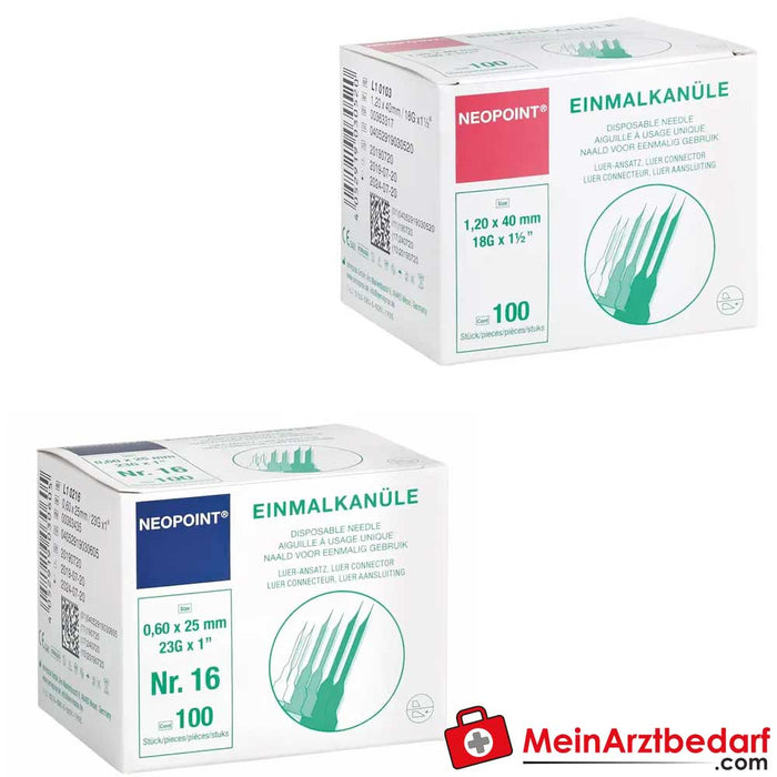 Neopoint disposable cannulas, 100 pcs.