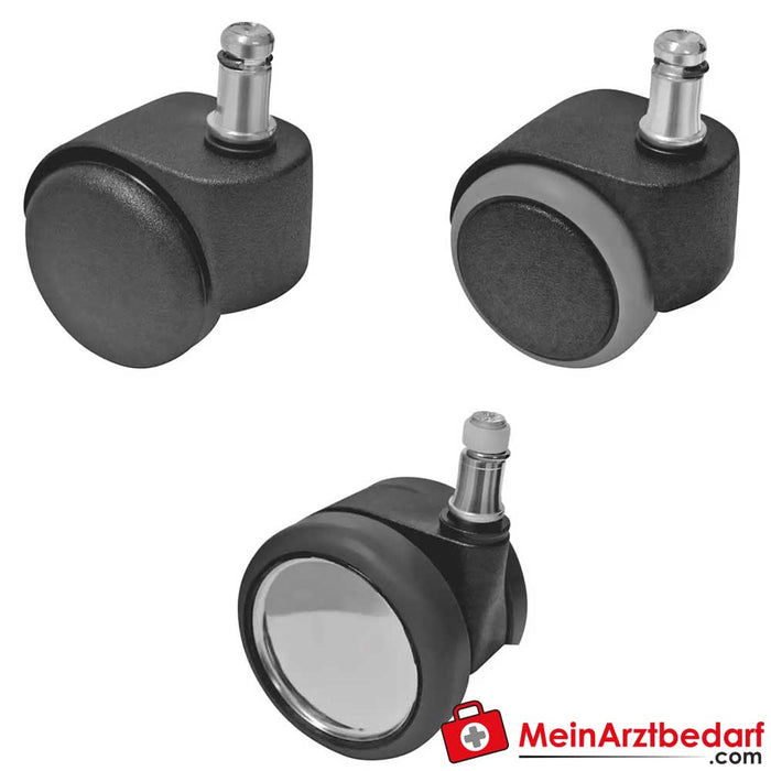 Servoprax Castors for Comfort Swivel Stool (Conference, Quizz, Kenny, Xpert & Profi)