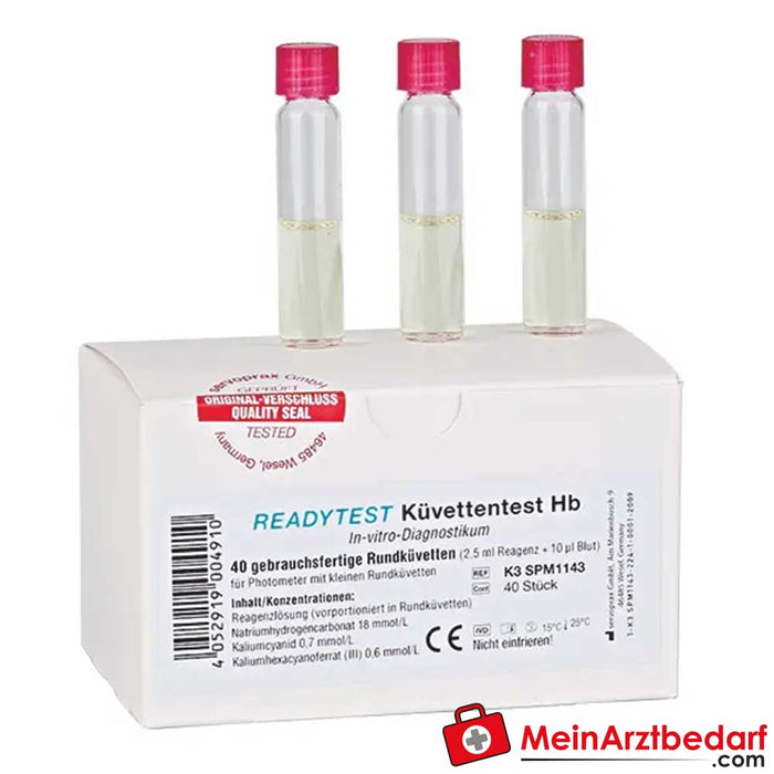 Cuvette rotonde Readytest HB, 40 pz.