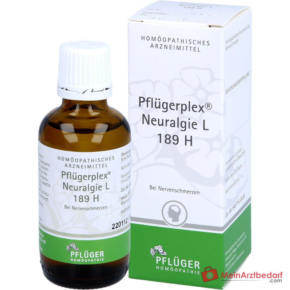 Pflügerplex Névralgie L 189 H préparation homéopathique combinée