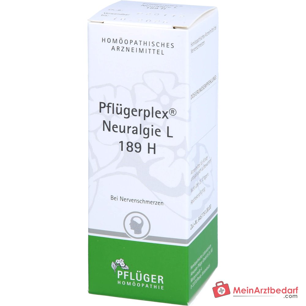Pflügerplex Névralgie L 189 H préparation homéopathique combinée