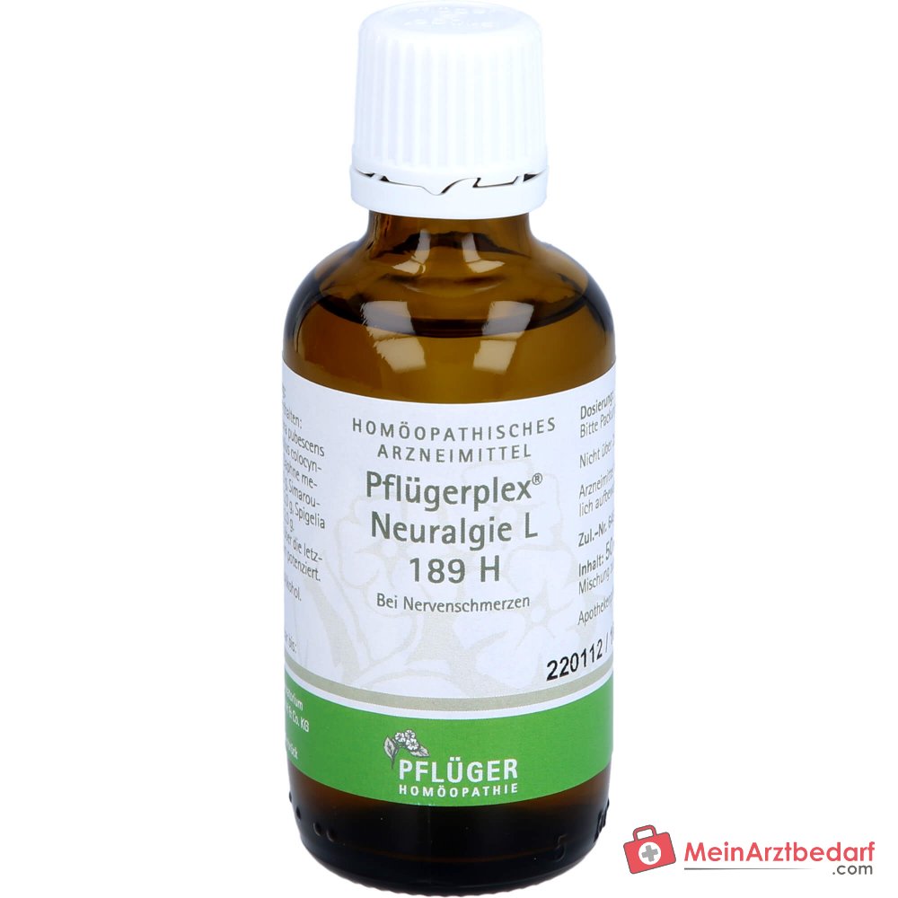Pflügerplex Névralgie L 189 H préparation homéopathique combinée
