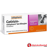 Cetirizin-ratiopharm bei Allergien Filmtabletten.