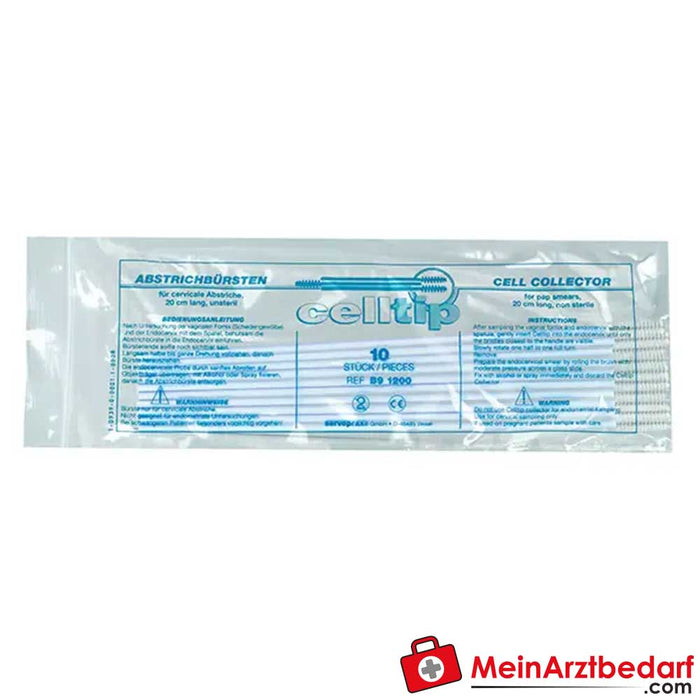 Celltip swab brush non-sterile, 10 pcs.