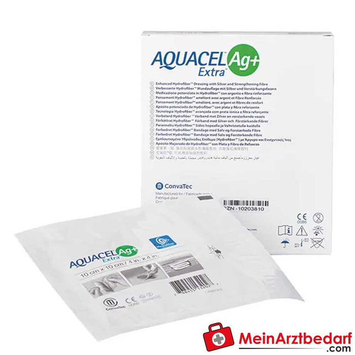 Aquacel Ag Plus Extra Convatec 伤口敷料 20 x 30 厘米，5 件。