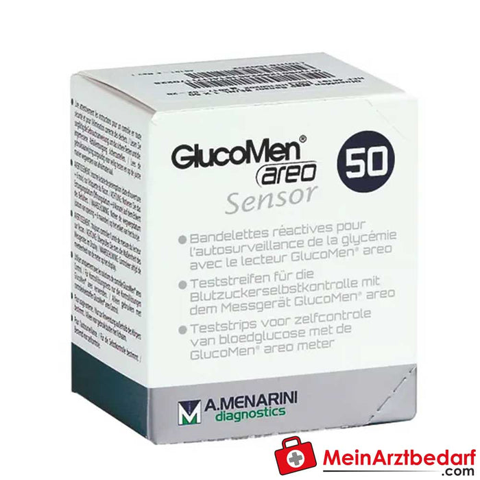 Glucomen Areo 传感器试纸，50 片。