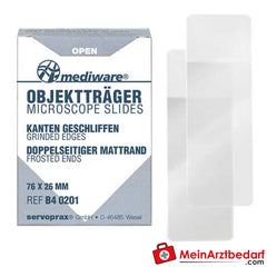 Mediware Objektträger Geschliffen, 50 Stk..