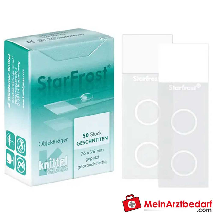 StarFrost CYTO-Slides 显微载玻片，50 件。