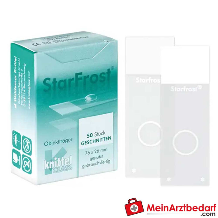 StarFrost CYTO-Slides mikroskop lamları, 50 adet.