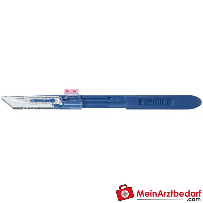 Feather disposable scalpel Safeshield, 10 pcs.