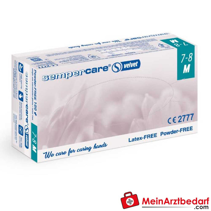 Sempercare ®  Guantes de terciopelo y nitrilo, no estériles