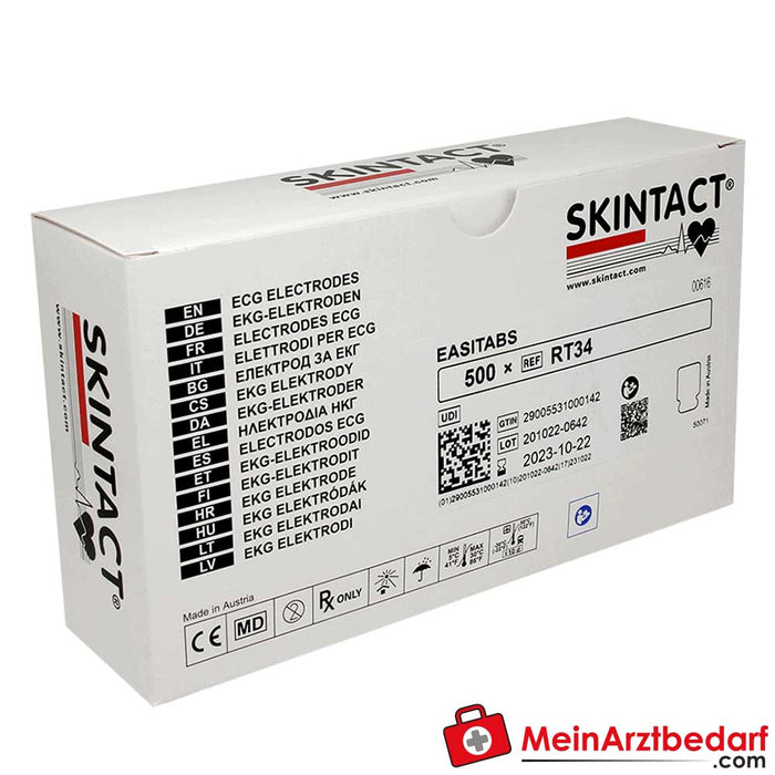 Schiller Skintact Ruhe EKG-Elektroden TAB RT34, 500 Stück