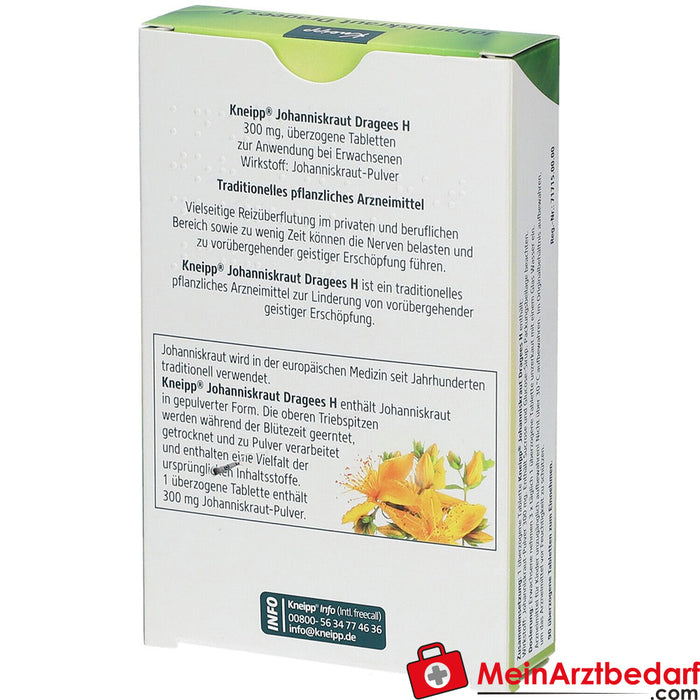 Kneipp® Sint-janskruid omhulde tabletten H