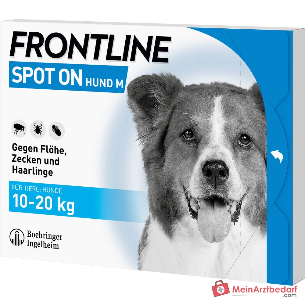 Frontline Spot On Fipronil Pipetten 6 Stück für Hunde 2–40 kg