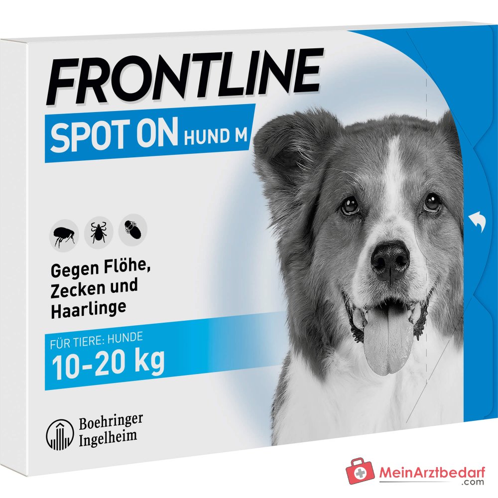 Frontline Spot On Fipronil Pipetten 6 Stück für Hunde 2–40 kg