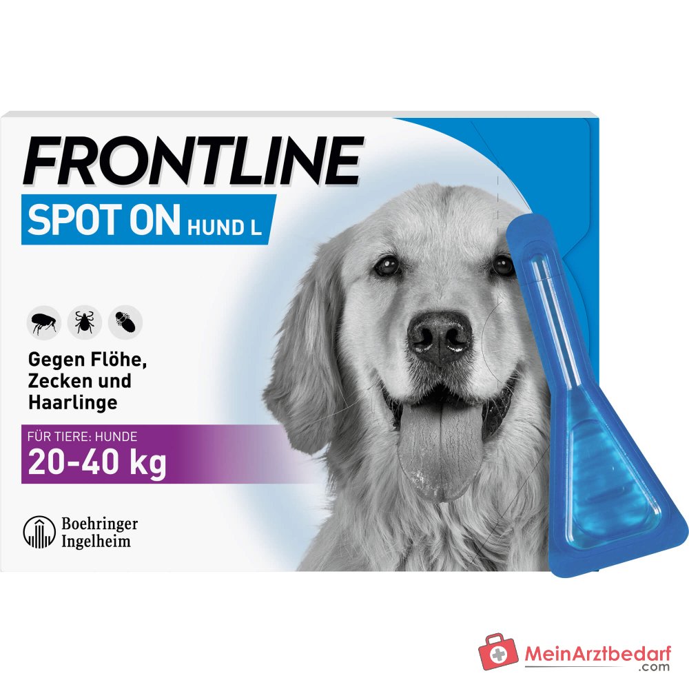 Frontline Spot On H40 Fipronil pipety 6 sztuk