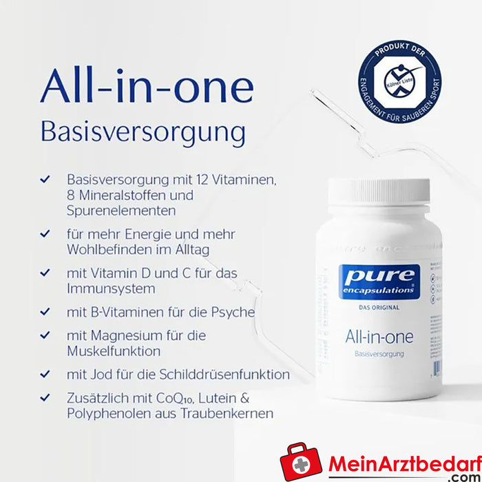 Pure Encapsulations® All-in-one, 60 pcs.