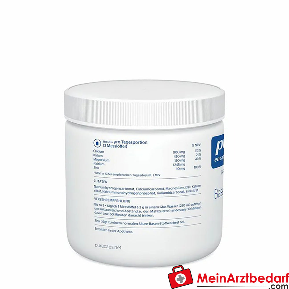 Pure Encapsulations® Basenpulver Plus, 200g.