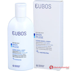 Eubos Basis Pflege Flüssig Wasch + Dusch, 200 ml.